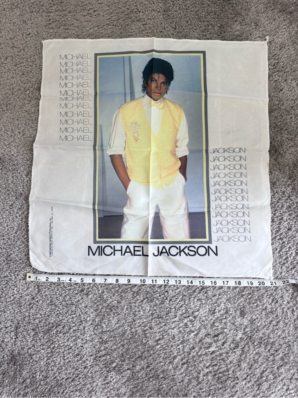 Michael Jackson Vintage Photo tapestry - Yellow Vest